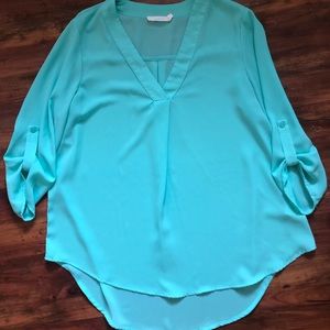 Lush V neck blouse